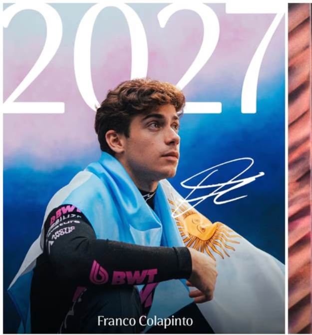Fórmula 1: Franco Colapinto renovó con Alpine y seguirá en el equipo en 2027 1 2 - Formula 1 Franco Colapinto renovo con Alpine y seguira en el equipo en 2027 1 - 1