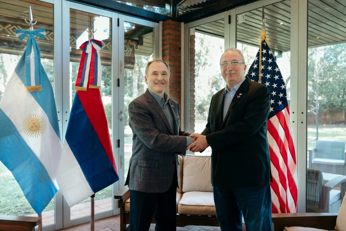 Passalacqua recibió al embajador de Estados Unidos y fortaleció la agenda de seguridad fronteriza en Misiones