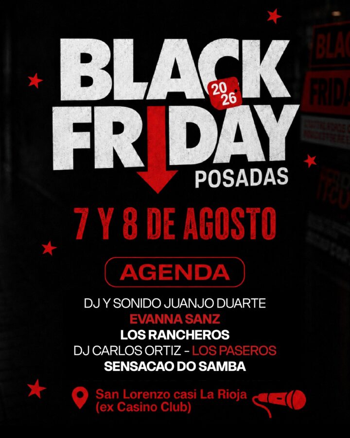 Arranca el Black Friday Posadas: reintegros de hasta 20%, cuotas sin interés y shows en el centro 3 6 - black frydau 4 - 5