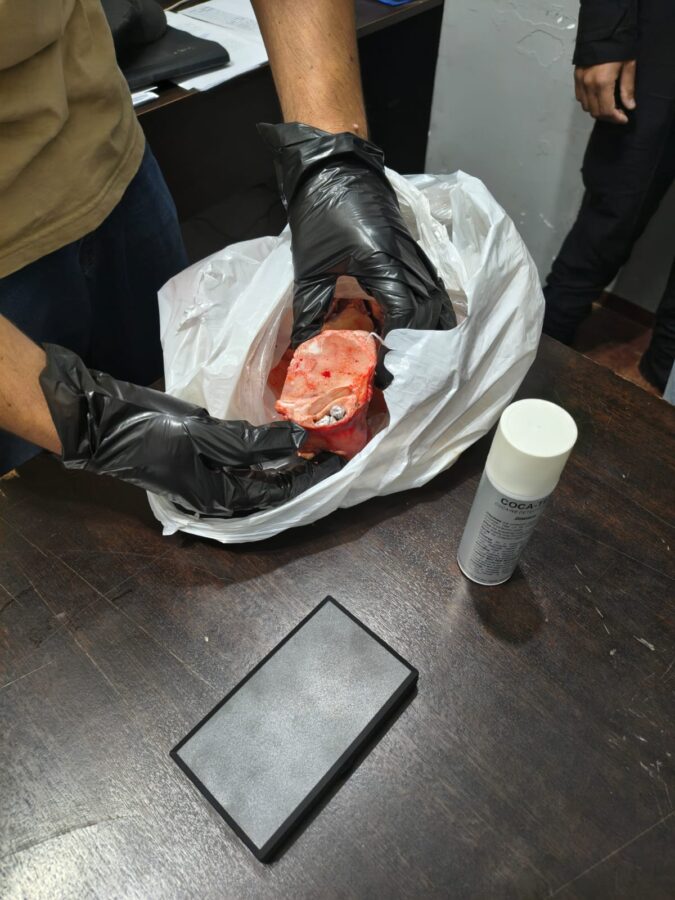 Frustraron el ingreso de cocaína a una dependencia policial de Iguazú: estaba escondida en carne 1 2 - carne y cocaina 1 - 1