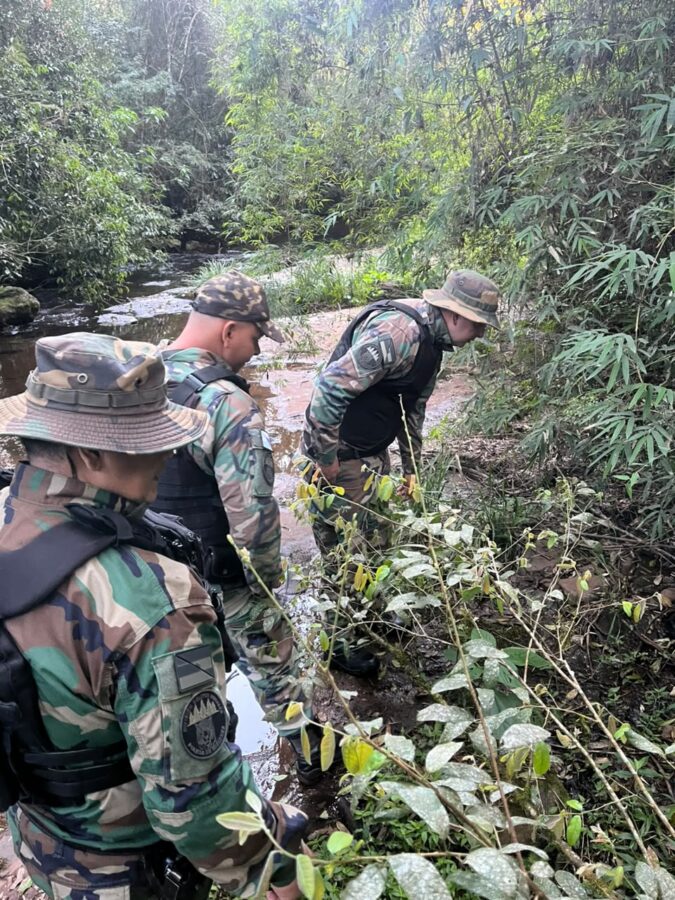 Huellas, trampas y saleros: desmantelaron dos campamentos utilizados para la caza furtiva en Montecarlo 9 18 - caza furtiva 10 - 17