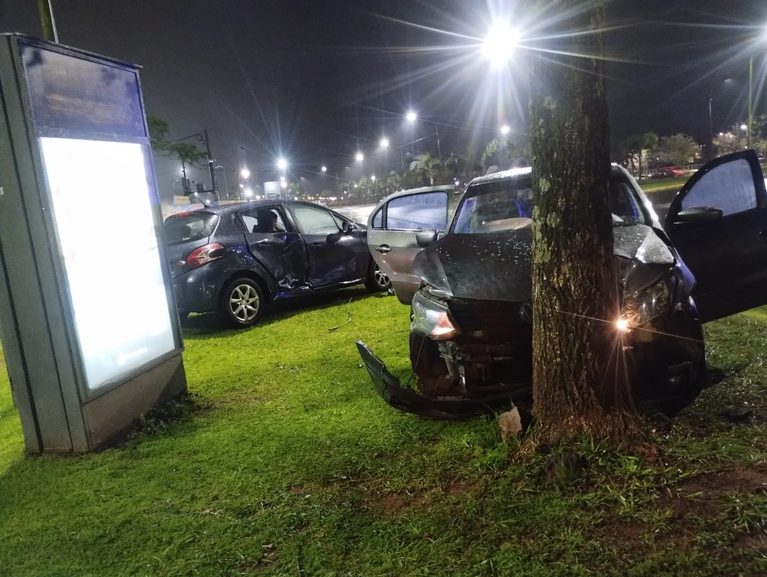 choque en costanera de posadas (1)