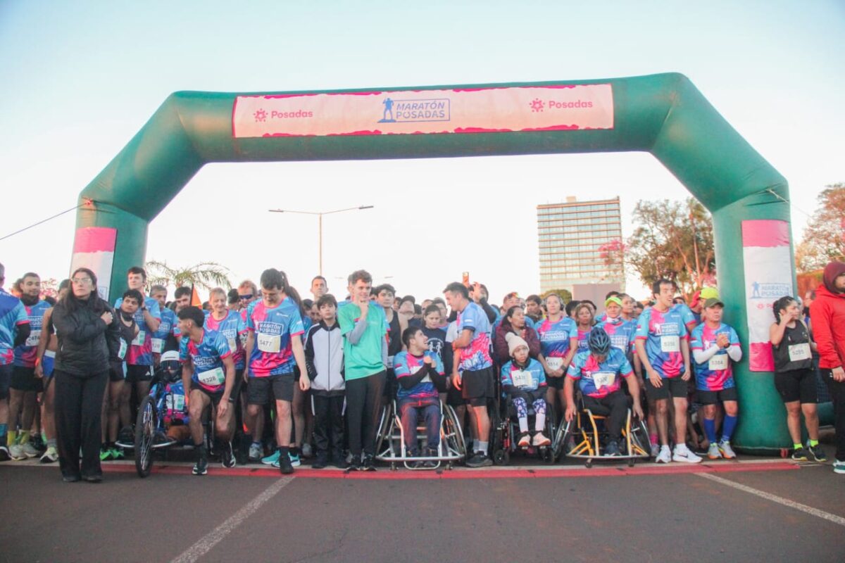 Unos 1.600 corredores participaron de la quinta edición de la Maratón Posadas