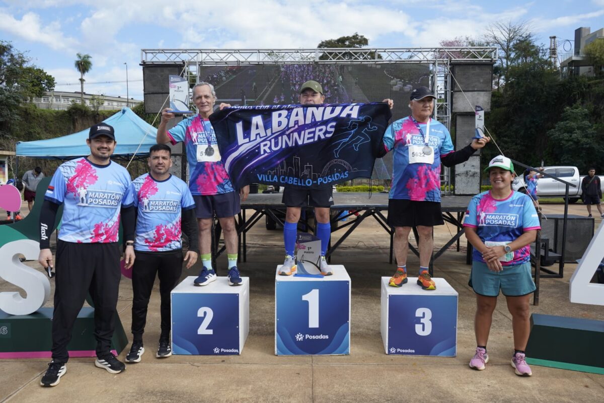 Más de 1.200 corredores participaron de la quinta edición de la Maratón Posadas 13 26 - posadas 13 - 25