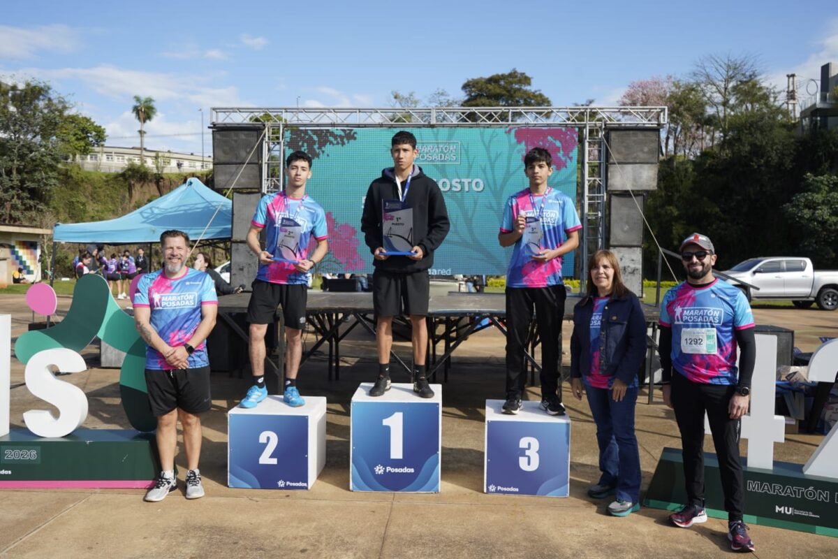 Más de 1.200 corredores participaron de la quinta edición de la Maratón Posadas 15 30 - posadas 15 - 29