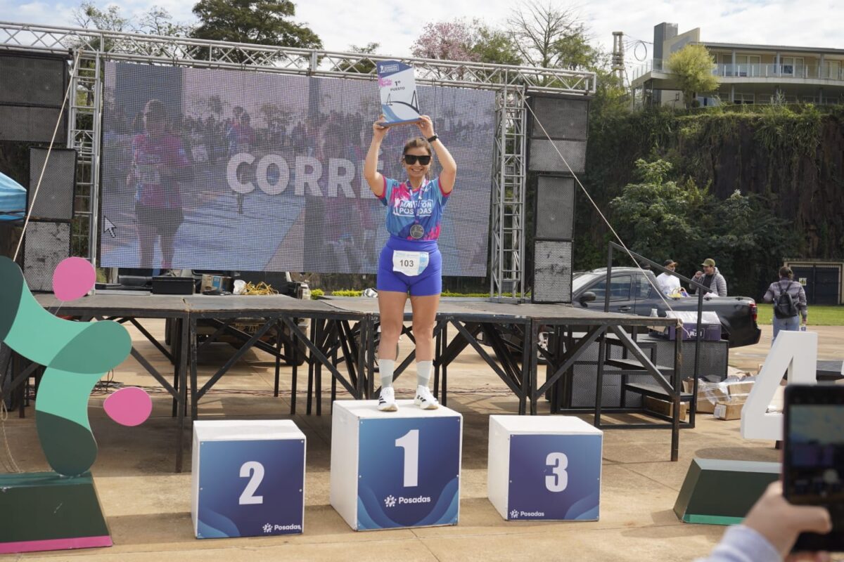 Más de 1.200 corredores participaron de la quinta edición de la Maratón Posadas 2 4 - posadas 2 - 3
