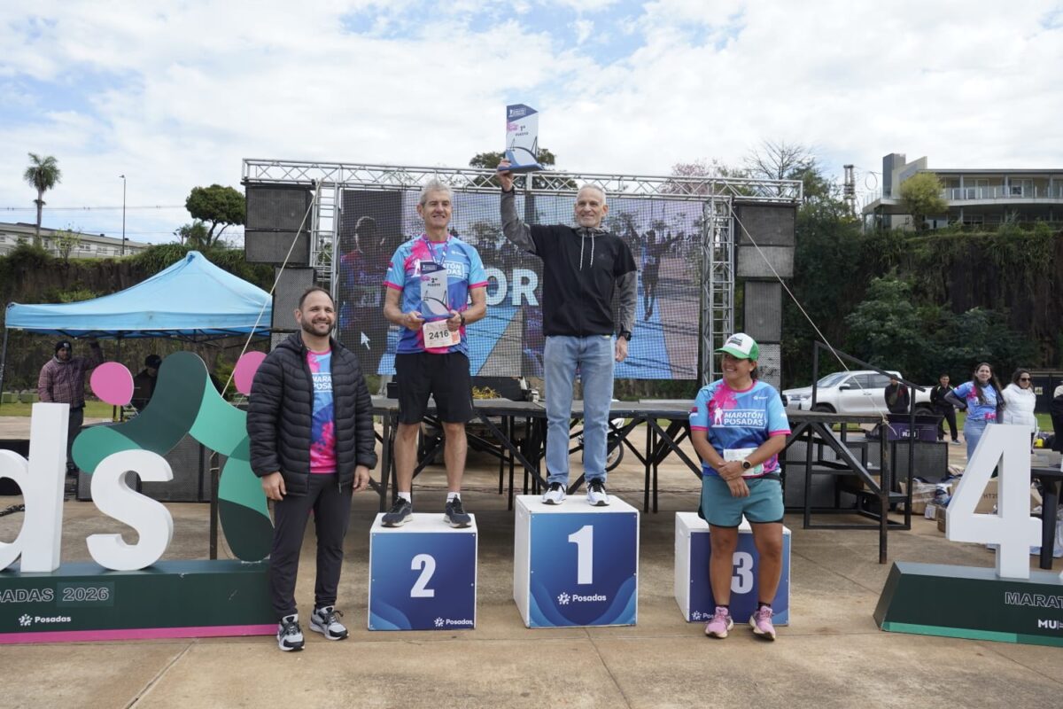 Más de 1.200 corredores participaron de la quinta edición de la Maratón Posadas 9 18 - posadas 9 - 17