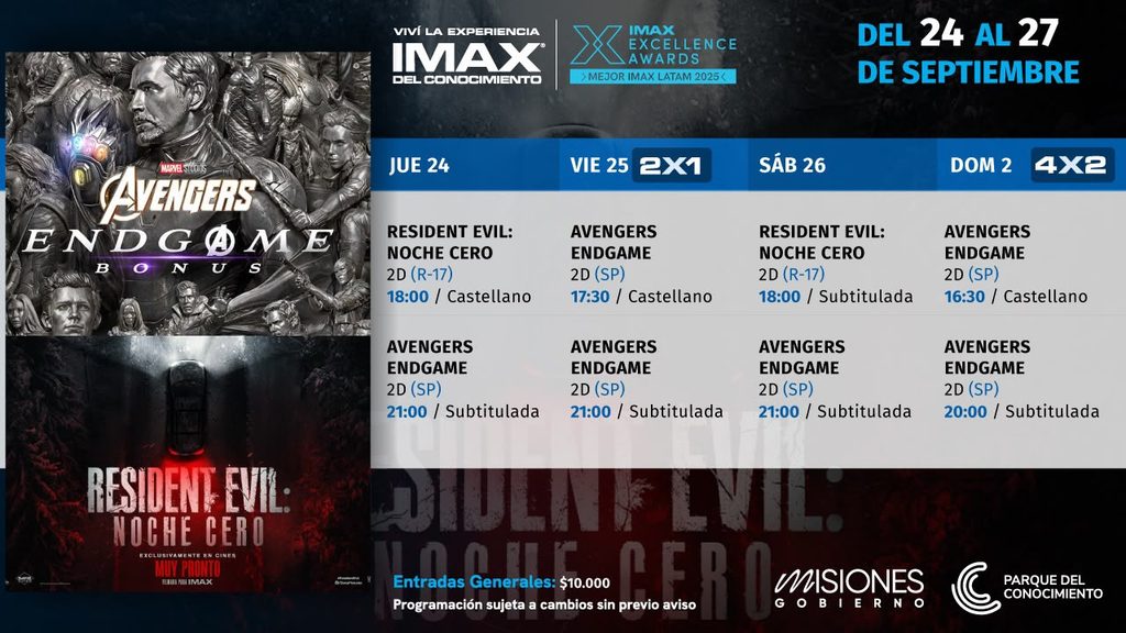 "Avengers... ¡Assemble!" vuelve a retumbar en el Imax del Conocimiento 1 2 - Cartelera imax 24 27 - 1