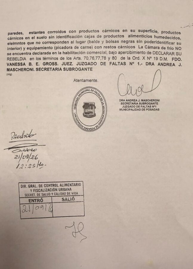 Clausura de un minimercado en Posadas: la Municipalidad denunció irregularidades sanitarias y una agresión 9 18 - Clausura de un minimercado en Posadas la Municipalidad denuncio irregularidades sanitarias y una agresion 5 - 17