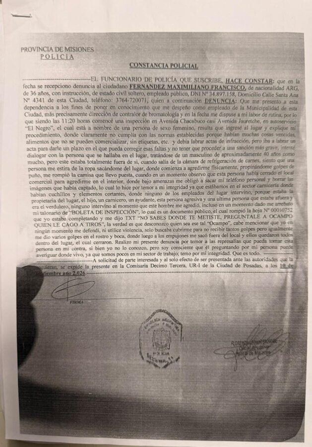 Clausura de un minimercado en Posadas: la Municipalidad denunció irregularidades sanitarias y una agresión 5 10 - Clausura de un minimercado en Posadas la Municipalidad denuncio irregularidades sanitarias y una agresion 9 - 9