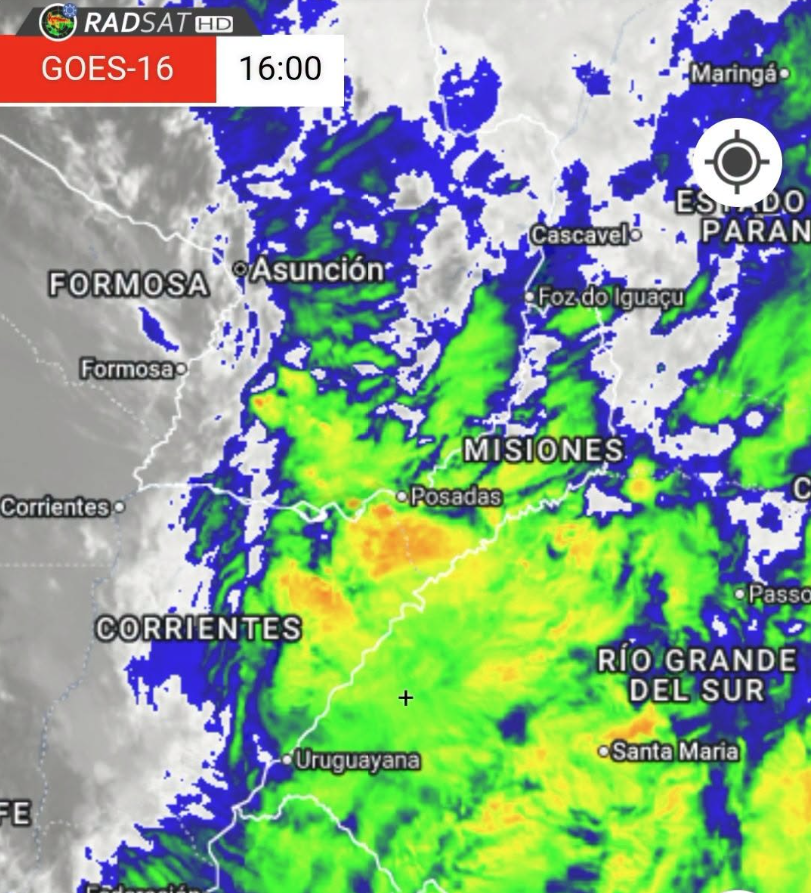 Lluvias y tormentas marcarán el inicio de la semana en Misiones 1 2 - Lluvias y tormentas marcaran el inicio de la semana en Misiones - 1