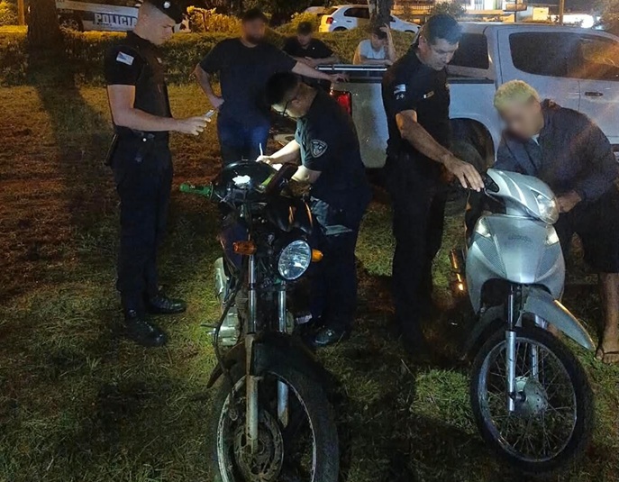 Denuncias por picadas en la ruta 14: secuestraron cuatro motocicletas en Oberá 1 2 - controles - 1