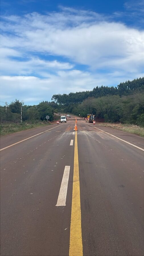 Rehabilitaron el tránsito sobre la Ruta 14 tras finalizar la reparación de la alcantarilla del arroyo Pindapoy Grande 1 2 - habilitacion puente 2 - 1