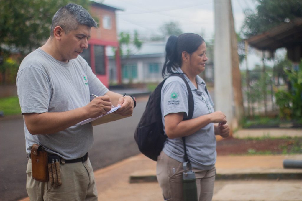 Posadas puso en marcha un nuevo Operativo LIRAa para prevenir el dengue 2 4 - lira posadas 1 - 3