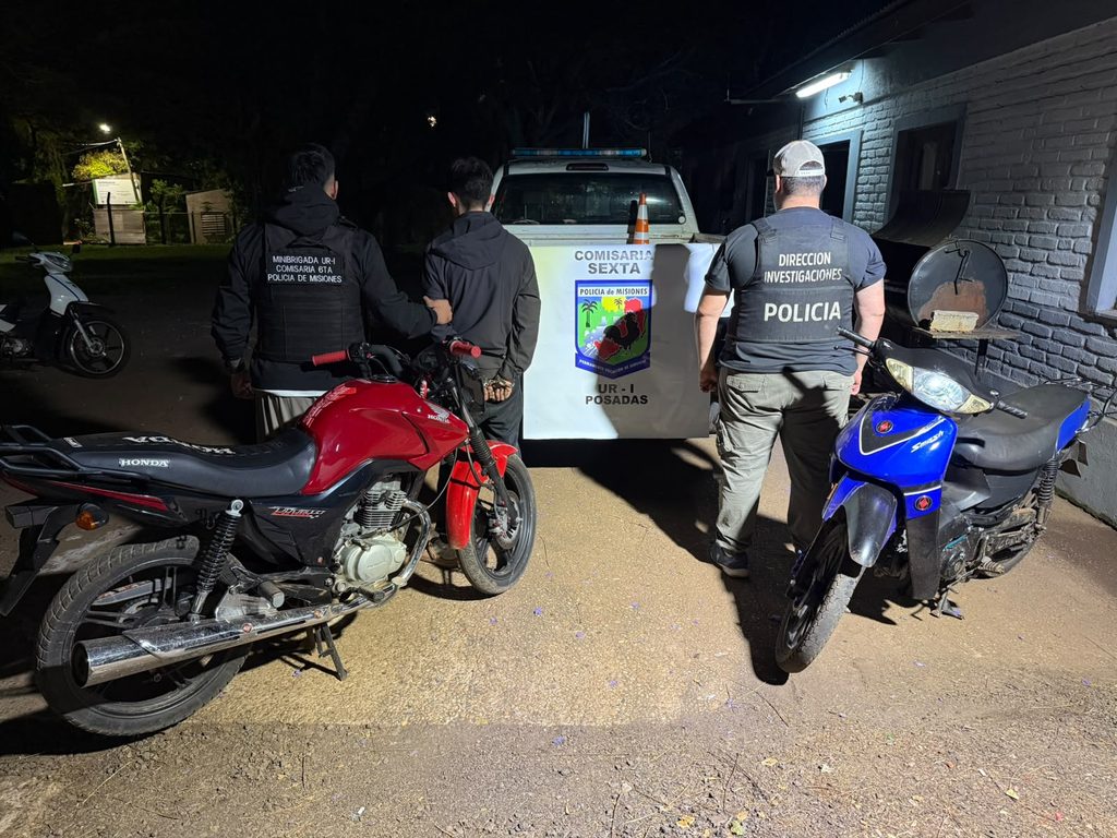 La causa por el robo de celulares en Posadas abrió nuevas pistas: secuestraron motos, dinero y documentación apócrifa 1 2 - motos 1 - 1
