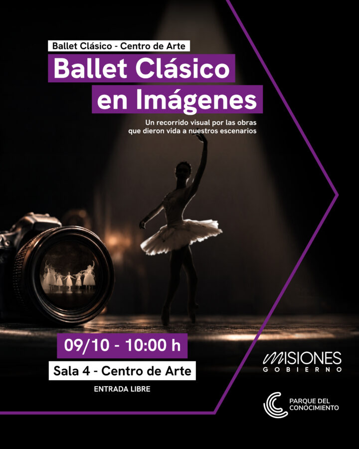 Día Nacional de la Danza: el Ballet Clásico del Parque del Conocimiento presentará una muestra en Posadas 1 2 - Dia Nacional de la Danza el Ballet Clasico del Parque del Conocimiento presentara una muestra de su historia - 1
