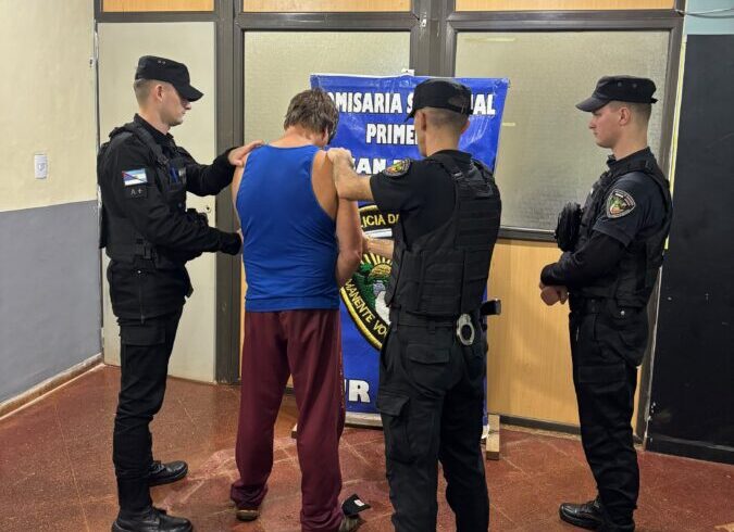 agresor detenido