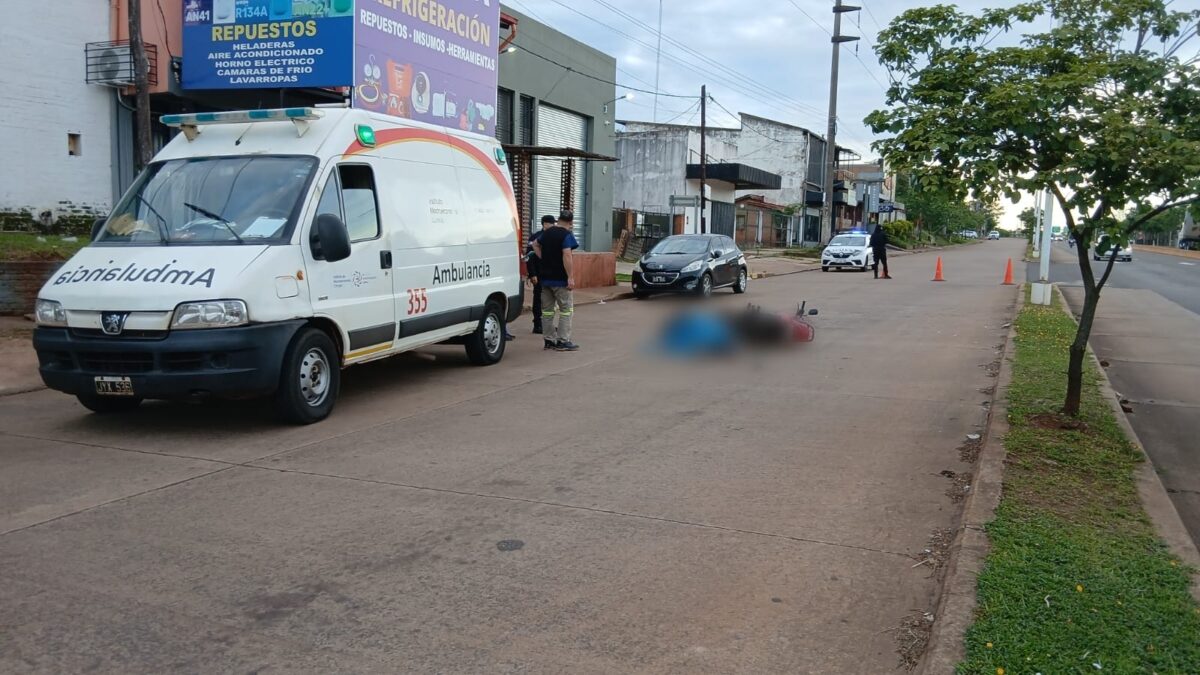 motociclista fallecido