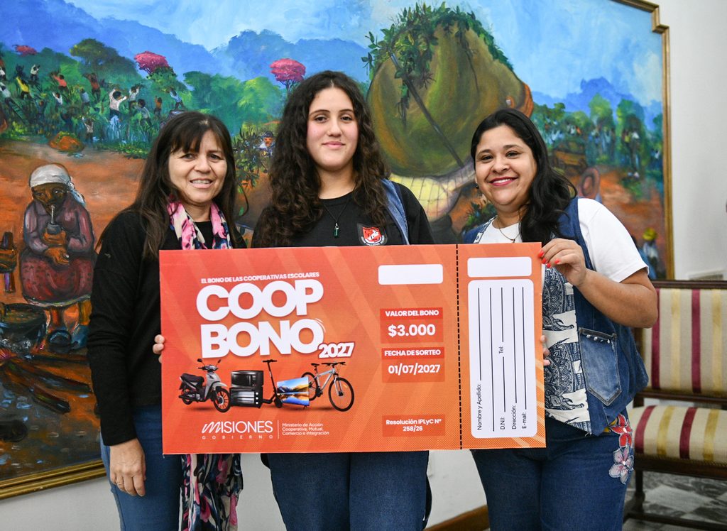 Passalacqua encabezó el lanzamiento del Coop Bono Misionero para fortalecer las cooperativas escolares 3 6 - passalacqua lanzamiento 6 1 - 5