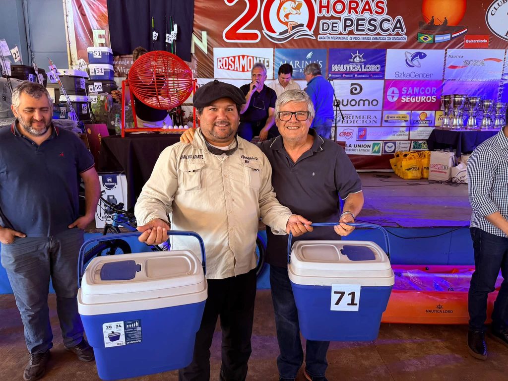 Bicampeones en el Paraná: Yawny y Velázquez volvieron a ganar las 20 Horas de Pesca 6 12 - pira pyta 14 - 11