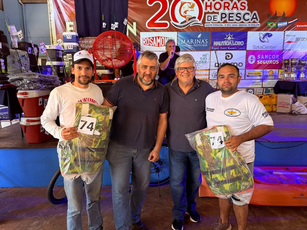 Bicampeones en el Paraná: Yawny y Velázquez volvieron a ganar las 20 Horas de Pesca 9 18 - pira pyta 17 - 17