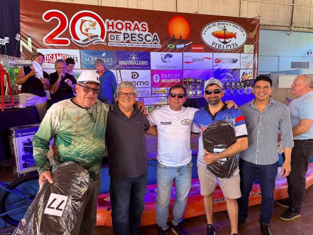 Bicampeones en el Paraná: Yawny y Velázquez volvieron a ganar las 20 Horas de Pesca 13 26 - pira pyta 21 - 25