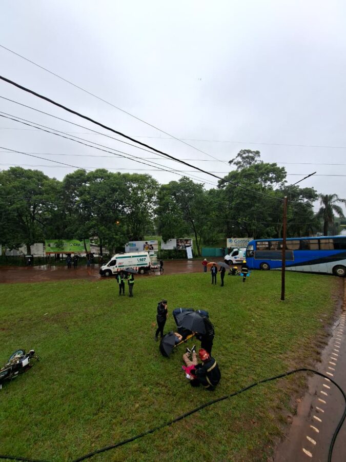 Policía, bomberos y salud participaron de un simulacro de siniestro vial en Oberá 10 20 - simulacro 6 - 19